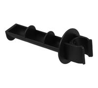 Healeved Toilet Chair Tissue Holder Easy Install Commode Clip on Toilet Roll Stand for Elderly Bedside Bathroom Accessories Compact Plastic Paper Dispenser