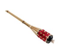 Healeved Torch Garden Torch Bamboo Lamp Outdoor with Enhanced Durability and Lightweight Design Rustic Style for Wedding and Travel for Festival and Pathway Lighting