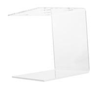 Healeved Transparent Acrylic Hair Trimmer Storage Rack Multi-Purpose Clipper Holder for Electric Hair Clippers and Barber Scissors Salon Organizer Stand for Home and Professional Use