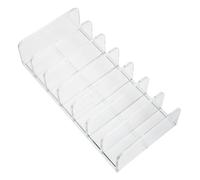 Healeved Transparent Eyeshadow Holder Cosmetic Organizer for Vanity Countertop Makeup Palette Storage Box with Scratch-resistant Design for Women Dressing Table and Beauty Products