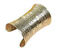 Healeved Tribal Bracelet Cuff Bangle Arm Bracelet for Belly Dance Performance Dancer Jewelry for Women Men