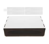 Healeved under Desk Drawer Organizer Self-Adhesive Hidden Drawer for Desk Storage Stick on under Table Box for Office Supplies Stationery Chargers Notes 12.99 X 9.17 X 2.95 in