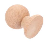 Healeved Unfinished Wood Finials for Furniture Making Natural Grain Detail and Sturdy Solid Wood Material, Classic Roman Design Decorative Craft Accessories for Interior Styles