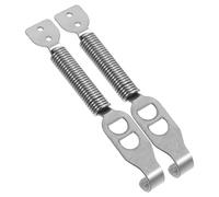 Healeved Universal Car Hood Lock Kit with Spring Loaded Latch, Bonnet Lock and Trunk Spring Hook for Engine Cover Security, Compatible with Most Vehicles, Automotive Anti-Theft Accessory