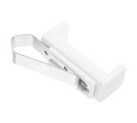 Healeved Universal Car Visor Clip for Garage Remote Key Holder, Adjustable White Abs and Stainless Steel Sun Visor Organizer with Secure Storage for Keys and Small Accessories