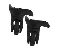 Healeved Universal Luggage Suitcase Wheels Replacement Set, Single-Row Black Baggage Casters for Travel Suitcase Repair, Compatible with Most Trunks and Bags, Sturdy Spinner Wheels