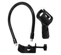 Healeved Universal Microphone Boom Rod with Adjustable Direction, Stable Iron and Abs Material Flexible Mic Stand with Microphone Clip for Live Performances and Studio Use