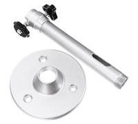 Healeved Universal Projector Mount Bracket Holder, Ceiling and Wall Mounted Aluminum Alloy Projector Shelf for Home and Office Use, Silver Finish with Easy Installation