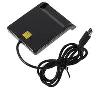 Healeved USB Type-c Smart Card Reader Device Multi-function USB Card Reading Machine Compatible with Dnie Atm Ic Id Cac for Windows and Apple Systems