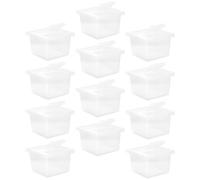 Healeved Ventilative Snake Cage 12pcs Set, Plastic Multi-function Reptile Box for Household Use, Suitable for Corn Snakes and Small Turtles