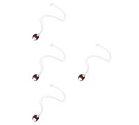Healeved Vintage Angel Wing Pendant Necklace Comfortable to Wear 4pcs with Crystal Stone, Retro-inspired Gothic Design, Suitable for Sensitive Skin for Casual Outings and Formal Events