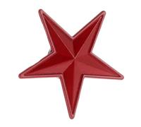 Healeved Vintage Chinese Style Zinc Alloy Star Brooch Five-pointed Star Dress Clip Pin for Women Men Classic Cultural Heritage Accessory Versatile Formal Casual Wear