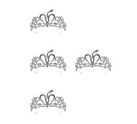 Healeved Vintage Egyptian Snake Crown Headpiece Rhinestone Tiara 4pcs Lightweight Alloy with Intricate Detailing for Bride Wedding Hair Accessories for Birthday and New Year Party