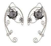 Healeved Vintage Fairy Ear Stylish Petal Ear for Women Lightweight Non Pierced Elf Earring Accessories for Any Occasion