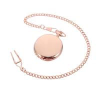 Healeved Vintage Pocket Watch Chain Men's Retro Quartz Timepiece Featuring Smooth Steel Case and Roman Numerals for Holidays Business and Leisure Occasions