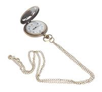 Healeved Vintage Quartz Movement Pocket Watch with Titanium Case and 3D Rose Flower Pattern, Precise Time Keeping and Antique Style for Adults, as A Hanging Necklace Watch