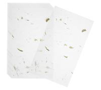 Healeved Vintage Style Rice Paper Writing Stationery 10 Sets with Smooth Writing and Thick Paper and Painting Classic Retro Design for Leaving Messages and Crafts