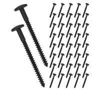 Healeved Vinyl Shutter Fasteners and Prolonged Service Life with Broad Compatibility 60pcs for Window Shutters for Window Renovation and Restoration