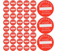 Healeved Void If Seal Broken Labels, 1000 Pcs Vinyl Stickers Red Total Transfer Tamper Evident Security Void Stickers for Commercial Use