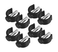 Healeved Walking Frame Accessories 8pcs Replacement Locking Clips for Toilet Seat Lock Clips Adjustable Plug Universal Fit for Toilet Platform and Plastic and Iron