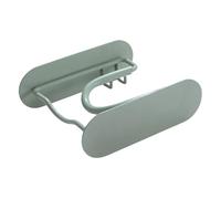 Healeved Wall Mounted Green Hair Dryer Holder Rack with Strong Load-bearing Carbon Steel Construction, Practical Bathroom Storage Shelf Suitable for Toilet and Bathroom Organiser