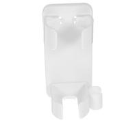 Healeved Wall Rack Curling Iron Holder Wall Mount 13.8x5.1x3.9in Space-saving Easy Installation Plastic Simple Stylish Bathroom Hair Tool Organizer