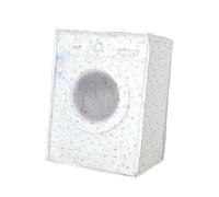 Healeved Washing Machine Cover Waterproof Peva Clothes Dryer Protector Dustproof Floral Print for Drum Washer 60x55x82cm Home Use