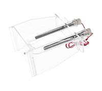 Healeved Water Electrolysis Apparatus Kit for Chemistry Teaching, Complete Electrolysis Experimental Equipment with Copper Solution, Student Educational Science Lab Instrument for Classroom