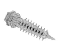 Healeved Wenchang Tower Pagoda Statue Stone Figurine, Versatile Desktop Decoration with Intricate Craftsmanship, Elegant Feng Shui Ornament for Home and Other Spaces