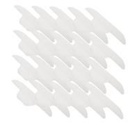 Healeved White Collar Sweat Absorption Pads Perspiration Absorption Feature 20pcs Sweat-absorbing Stickers Made from Air-laid Paper and Pe Film for Shirts Suitable for Summer Shirt Use