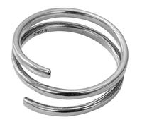 Healeved Women Ring Fashionable Engagement Ring Elegant Silver Decorative Effect Will Not Scratch Skin for Wife Parties