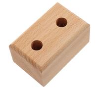 Healeved Wood Pen Rest Pencil Stand for Office and Home Workspace