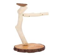 Healeved Wooden Bird Perch for Parrots and Birds with Waterproof Finish, Chewing and Grinding, Birdcage Decoration and Interactive Playstand Pet Supplies