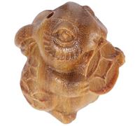 Healeved Wooden Bunny Figurine Keychain Charm, Retro Chic Plastic Rabbit Decoration for DIY Ornament and Home Decor, Delicate Wood Carving Style Accessory