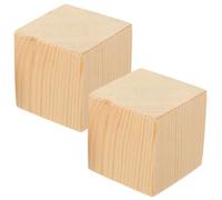 Healeved Wooden Chair Risers Provide Stability and Prevent Floor Damage 2pcs Furniture Leg Riser Blocks Beige Heavy Duty Desk Raisers for Couches and Cabinets for Storage under Bed
