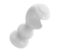 Healeved Wooden Curtain Rod Holder Bracket with Sturdy Support and Reliable Strength, Wall Mounted Design for Home Remodel and Living Room, Minimalist White Wood Support