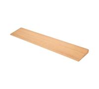 Healeved Wooden Door Threshold Ramp for Wheelchair and Sweeping Robot Seamless Passage, Versatile Design for Home and Garage Use, Modern Home Décor Style Ramp