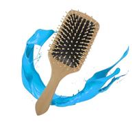 Healeved Wooden Hair Brush Large Paddle Comb with Gentle Bristles for Scalp Massage and Restoring Shiny Healthy Hair Suitable for Men and Women