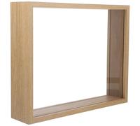 Healeved Wooden Picture Frame with Acrylic Window for Dried Flower Display, Simple Versatile Style, Protects Specimens for Home Decoration and Desktop Use