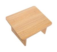 Healeved Wooden Step Stool Exercise Step Platform Foot Rest for Office Wide Footstool Nursing Stool Footrest Easy to Store and Transport
