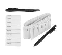 Healeved Writable Fabric Clothing Labels for and Students, No-Iron Waterproof Name Tags for School Uniforms and Backpacks, 2 Sets with 200pcs Stickers per Roll and 1 Permanent Marker Pen