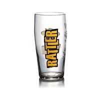 Healeys Rattler Cyder Cider Glass | Brim Pint 20oz | Nucleated | Rattle Glass | Cornish Cider | Official Product | 1 Tumbler