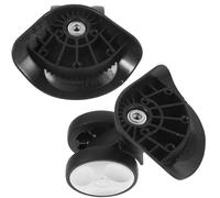 Healifty 1 Pair Black Swivel Wheel for Luggage Small Suitcase Wheel Replacement Repair Kit