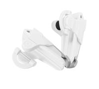 Healifty 1 Pair Game Trigger Button Phone Handles Portable Lightweight Abs Aluminium Alloy Shooting Assist Keys White 1.77x1.02x0.75in Mobile Gaming Accessory