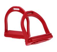 Healifty 1 Pair Replacement Western Saddle Stirrups for Horse Riding Safety, Lightweight Pom Material, Resistant to Deformation and Preventing Accidental Slips, for Trail Riding