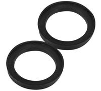 Healifty 1 Pair Speaker Spacer Pad Car Speaker Spacer Cushion Stable Installation Minimize Vibration Black Plastic Accessory for Car Audio System