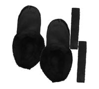 Healifty 1 Pair Winter Plush Cotton Slipper Liners Removable Washable Inserts for Shoes Thick Cozy Replacement Liners for Cold Weather Fit for Various Shoe Styles