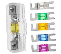 Healifty 1 Set Automotive Fuse Holder Mini Anl Fuse Distribution Block for Car Audio Modifications Reliable Durable Connections for Enhanced Performance