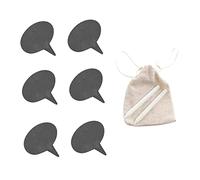 Healifty 1 Set Cheese Toppers with Chalk Pens Cake Inserts Decor for Parties Weddings and Desserts Easy to Use Safe Material for Home and Bakery Use