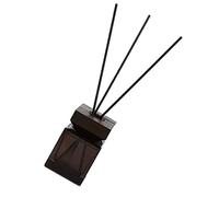 Healifty 1 Set Fire Aromatherapy Diffuser Bottle with Wooden Lid Elegant Rattan Aroma Bottle for Home Office Bedroom Decor Chic Essential Oil Holder Set